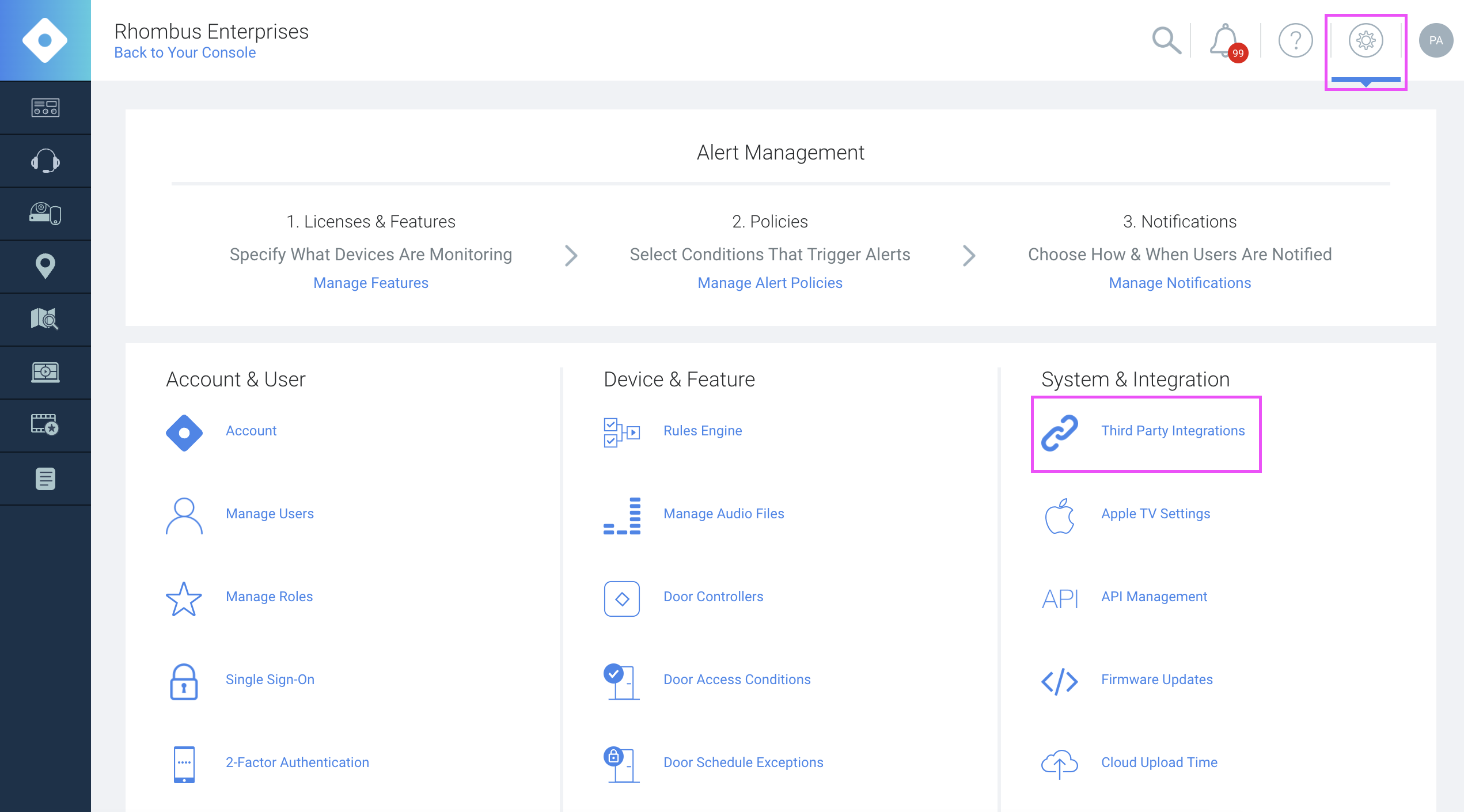 AVIGILON ALTA (formally OpenPath) Integration Rhombus Support
