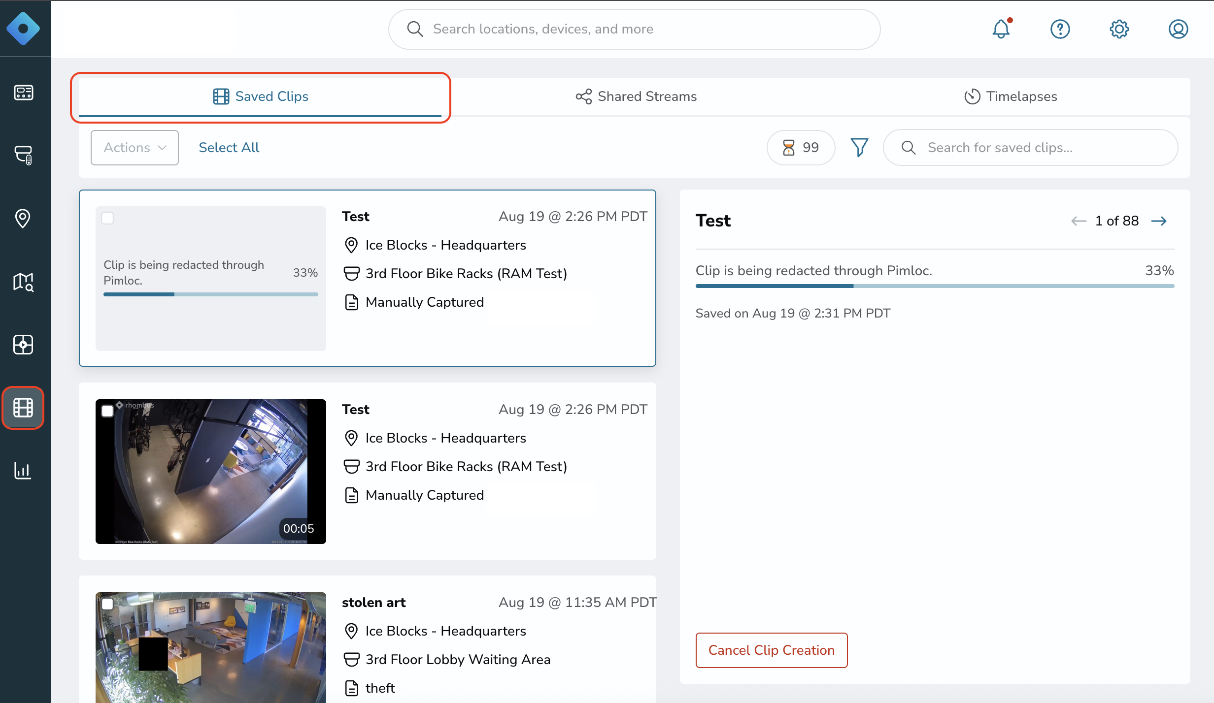 Pimloc s Secure Redact Integration Rhombus Support